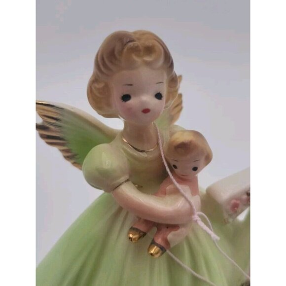 Josef Originals 7 Years Birthday Girl Angel Doll Green Dress Tag And Stickers - Picture 7 of 16